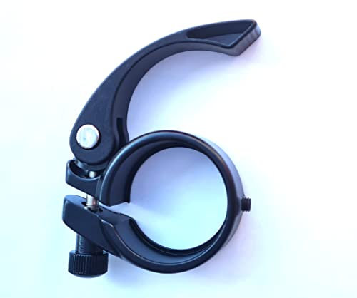 Fahrrad Sattelklemme mit Schnellspanner 40 mm Aluminium Quick Release Schwarz