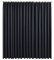 vidaXL Vorhang Verdunkelung mit Haken Verdunkelungsvorhang Kräuselband Thermo Gardine Blickdicht Dekoschal Wohnzimmer Schwarz 290x245cm