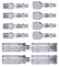 3DBUYER 12 Pcs Air Line Connectors 1/4 BSP Euro Airline Hose Compressor Fittings Air Coupler and Plug Kit Male Female Thread Quick Release Connector Fittings Set