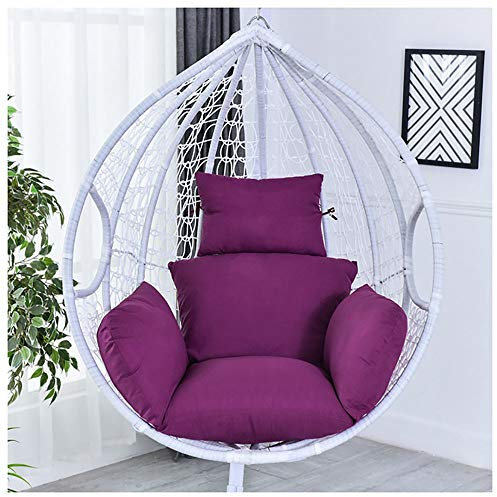 YLXD Hängesessel Schaukelstuhl Kissen Hängestuhl Kissen für Außenbereich, Garten, Terrasse, Hängestuhl Kissen Auflagen Polster für Schwingsessel(Enthält Keine Hängenden Stühle)