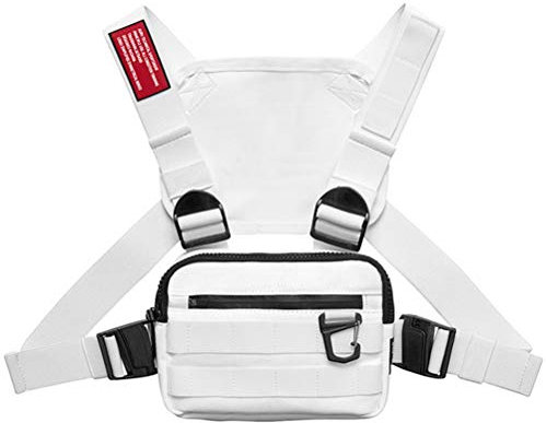 KKPLZZ Mode Brust Rig Taschen Outdoor Streetwear Strap Weste Brusttaschen Frontpack Männer Womensport Brusttasche