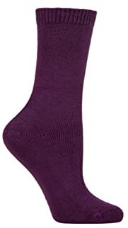 SockShop Lazy Panda Homme et Femme Bambou Chaussettes Paquet de 1 Violet 37-42