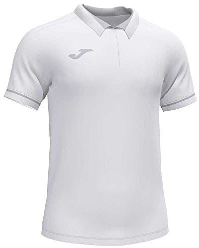 Joma Championship VI Kurzarm-Poloshirt Weiß Grau, 101954.211.M