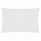 vidaXL Toldo Parasol Lona Protector Solar Sombra de Patio Jardín Terraza Balcón Parque Exterior de Vela Rectangular de Tela Oxford Blanco 2x4,5 m
