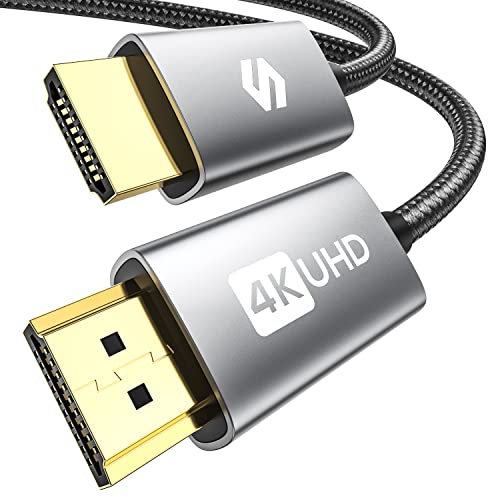 Cable HDMI 3 Metros 4K, Silkland Cable HDMI 2.0 4K HDR, Soporte ARC, 3D, 4K@60Hz, 2K@144Hz, 1080P, Ethernet, HDMI Cable 3 Metros Compatible con 4K UHD TV, BLU-Ray, PS4/5, Xbox One/360, Proyector
