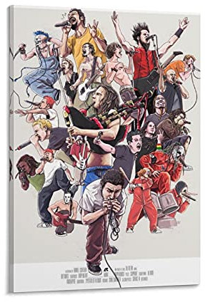 BAOMIHUA Nu Metal Bands Kunst-Poster, dekoratives Gemälde, Leinwand, Wandkunst, Wohnzimmer, Poster, Schlafzimmer, Gemälde, 60 x 90 cm