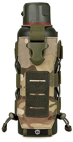 ACEXIER tactique Molle bouteille d'eau pochette en Nylon 0.3L-0.8L cantine couverture étui voyage bouilloire sac avec système Molle