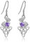 Schottische Distel Ohrringe Sterling Silber Distel Keltischer Knoten Ohrringe Schottische Blume Muttertag Schmuck Geschenke für Frauen Mädchen