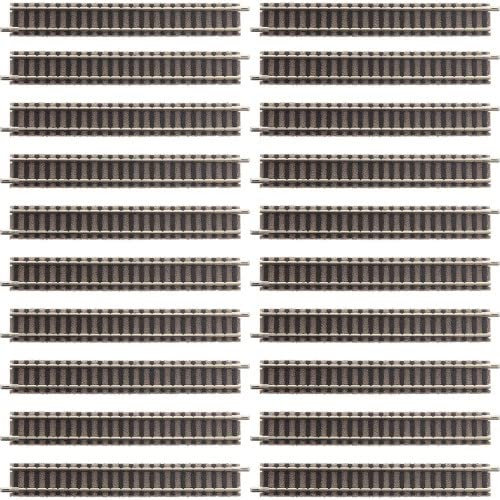 Fleischmann 9101 - Binario dritto, lunghezza 111 mm (20 pezzi)