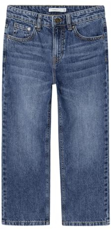 NAME IT Jungen Nkmryan Straight Jeans 3418-be Noos, Dark Blue Denim, 146