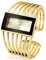 Spangenuhr Damen - Stilvolle Goldene Armbanduhr | Elegante Damenuhr