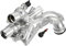Partuto No.11537534521 Engine Coolant Thermostat Housing Assembly for Mini Cooper 2007-2013 / Inner Water Pump Thermostat/Durable Aluminum / 1Pc Silver Tone Replacement