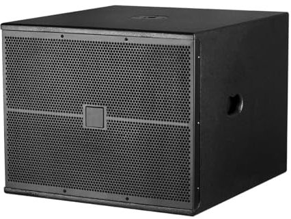 Subwoofer activo de 15 pulgadas, 1000 W, 48 Hz-180 Hz, 37 kg, color negro