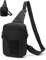 Oxford-Stoff Taktische Umhängetasche Militär Verdeckte Waffe Holster Pistole Tragetasche Handfeuerwaffe Halter Tasche für Outdoor-Camping Verdecktes Jagd EDC Pack(Color:Schwarz)