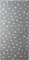 Floordirekt Teppichläufer mit Muster - maßgefertigter Feinschlingen Teppich Läufer für Küche, Flur & Wohnraum - Ornament Vintage Orient Gitter (80 x 350 cm, White Dots)