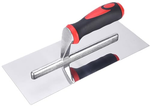 DosunPro Tools 4.7x11 Stainless Steel Finishing Trowel - Rivet-Free Concrete Plastering Tool for Tile, Masonry & Construction