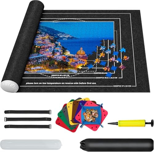 Puzzlematte, Jigsaw Puzzle Matte 1000 1500 2000 3000 Teile, 125x90cm