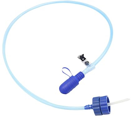 Trinkschlauch für Trinkblase – Wasserflaschen-Schlauchanschluss mit weichem Silikonmundstück, flexible TPU-Linie Tragbarer Umwandlungsschlauch für Flaschen