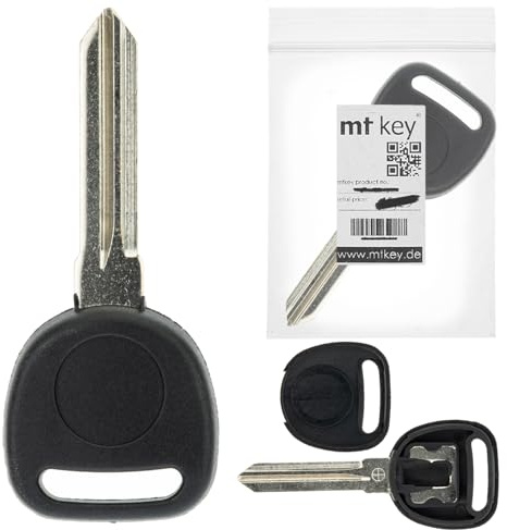 MT KEY Auto Ersatz Schlüssel B111 kompatibel mit Chevrolet Tahoe Trailblazer Traverse Impala Silverado Suburban HHR Malibu Equinox I Monte Carlo 1W AB06 GMC Canyon Hummer H3 H2 Yukon Sierra