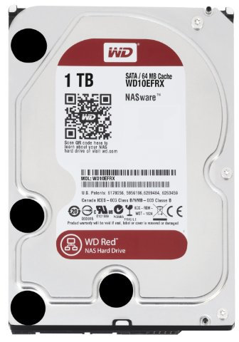 WD - Hard Drive per Desktop, 1 TB, per NAS da 3,5 pollici, colore rosso