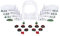 LEMAX - Plastic Arbor & Picket Fences with Decorations 04233 Zaun Weihnachtsdorf Winterdorf