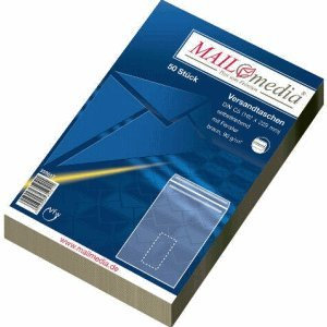 Elepa Versandtaschen C5 mit Fenster 90g/qm selbstklebend braun VE=50 Stück