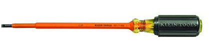 Klein Tools 601-7-INS Klein Screwdriver, Insulated, 8, 1 x 1 x 1