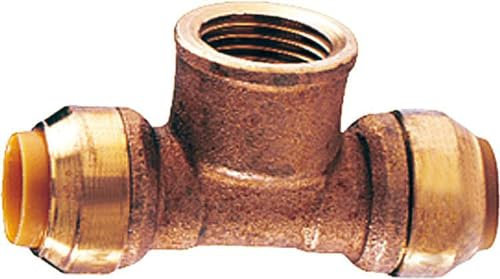 Kupfer Steckfitting Tectite T-Stück Mittelgang IG 22 x Rp1/2 Zoll x 22 mm, T130G