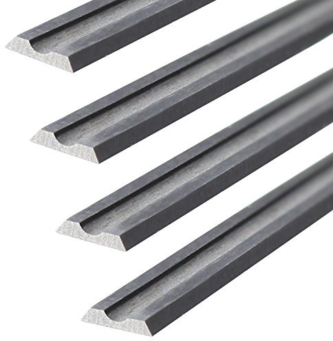 4 pezzi Lame HM/lama per pialla 75,5 X 5,5 X 1,1 adatto per Kress Jet Star 6701/GH 6702
