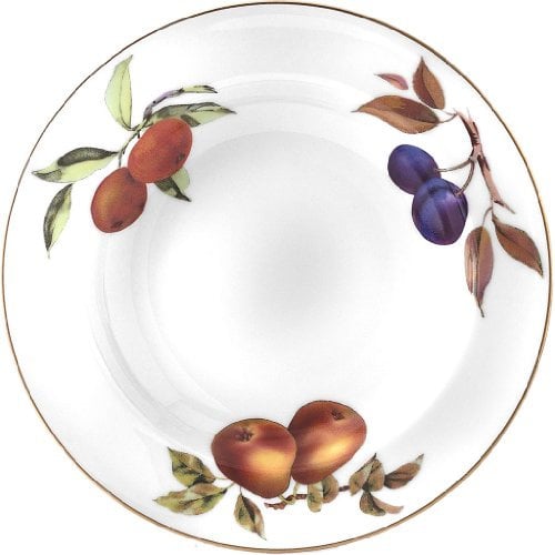Royal Worcester Evesham Gold Porcelain 9-Inch Soup Plate