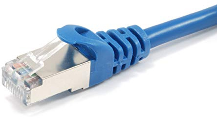 Equip Patchkabel RJ45 S/FTP Cat6 (SSTP) PIMF HF Polybeutel 5,00 m Blau