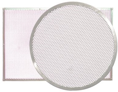 Paderno World Cuisine Bandeja perforada de aluminio para hornear pizza de 11-3/4 pulgadas