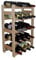 MODO24 Flaschenregal, Weinschrank, Weinständer, Getränkeregal, Weinflaschenhalter, Flaschen Organizer, Weinschrank, Weinregal Holz für 20 Flaschen, Abmessungen 70x43x25 cm, Farben: Naturholz