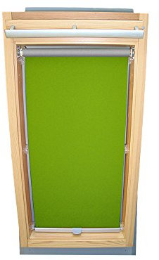 Easy-Shadow Hochwertiges Abdunkelungsrollo Rollo Thermo limone für Velux DKL/DKU/RHL/RHU-EP GGU,GPU,GHU,GTU 606 ALU // Maßanfertigung