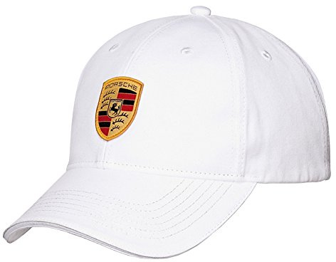 Porsche Berretto da baseball con stemma bianco, bianco, Taglia unica