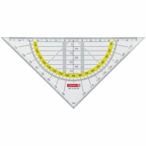 Brunnen 10 x Geometrie-Dreieck 16cm klar