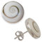 Fly Style Damen Shiva-Auge Ohrstecker Ohrringe echt Silber 925 (6mm - 10mm) earsi057_shiva, Grösse:10 mm