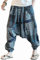 CLANMILUMS Men's Cotton Harem Yoga Baggy Genie Boho Pants - - XXL