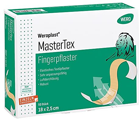 Weroplast MasterTex Fingerpflaster 18 x 2,5 cm, 50 Stk/Pkg