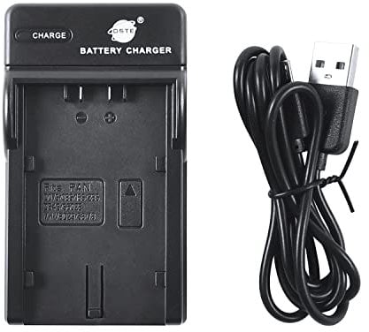DSTE NEW USB Camera Battery Charger Compatible for Panasonic D07S D08S D16S D28S S602E D54S VW-VBD29/58/78