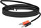 QIANRENON 4mm Bananenstecker auf 5,5mm*2,1mm Ladekabel 4mm Bananenschraubkopf auf DC5521 Stecker messleitungen kabel 18AWG, für DC12V-24V Instrumentationsausrüstung, 2m/6.6ft