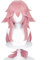 NiceLisa Cosplay Perücke Yae Miko Genshin Impact Frauen Rollenspiele Perücken Lange rosa Perücke für Halloween Weihnachten Karneval