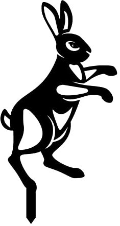Amaone Nostalgie Hund Ostergartendeko Osterei Hase Bodeneinsatz Dekoration Acryl Hohltierfiguren Hofeinsatz Schwarz1 Edelstahl Blumensäule (B-C, One Size)