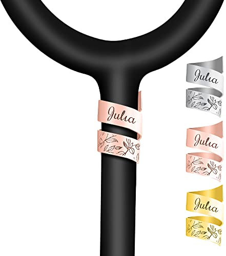 Stethoskop ID Tag Personalisiertes Stethoskop Namensschild für Krankenschwestern Stethoskop Charms, Custom Namensschild Krankenpflege ID Charm Krankenschwester Zubehör Woche Graduierung Geschenk