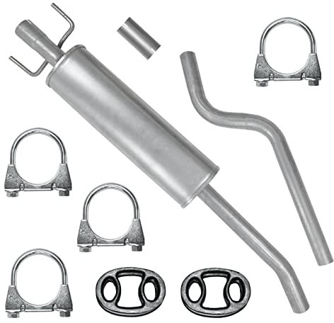 Polmo Mitteltopf Auspuff Mittelschalldämpfer für Opel Astra 3 III H Schrägheck,Coupe 1.6