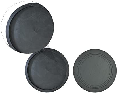 COHEALI Reibstein Traditioneller Schwarzer Reibstein Langlebiger Chinesischer Runder Für Kalligrafie Feines Reibepapier