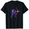 Bogenschießen mit Pfeil und Bogen Bogensport und Farbenfrohe Bogenschützin T-Shirt