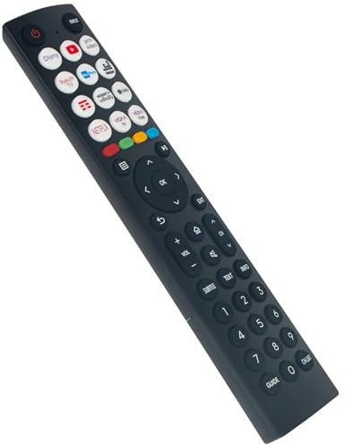 AULCMEET EN2Q36H Sostituzione del telecomando universale per TV Fit For Hisense VIDAA 4K HDTV FHD QLED LCD LED Smart TVs 40E43KT 120L9HA 100L9HD 120L5HA 32E53KQT 40E53KQT 32E43KT 32A4K