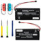 2 Pezzi HAC-006 Batteria 525mAh Batteria di Ricambio Compatibile con Nintendo Switch HAC-015 HAC-016 HAC-A-JCL-C0 HAC-A-JCR-C0 Joy-Con L/R Game Controller con Kit di Strumenti di Riparazione, 3,7V