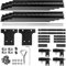 Parallel Rail Guide System, Universal T-Slot T-Track Miter Track Jig Fixture Slot Router, Comes with Storage Bag and Gloves Fit for Track Saw and Woodworking Workbench
